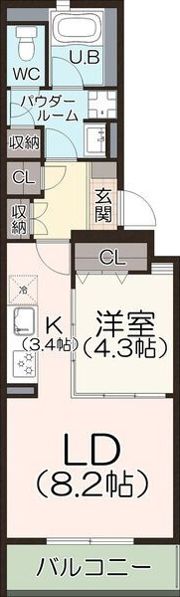 Node プラス TSURUMAIの間取り画像