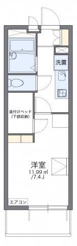 レオパレスメゾン MⅡの間取り画像