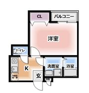 ディアコート香里の間取り画像