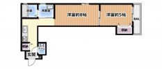 IRIS COURT岡山の間取り画像