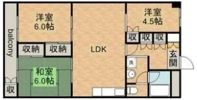 ハイツ江戸の間取り画像