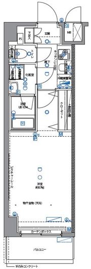 パティーナ武蔵関の間取り画像