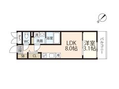 S－MOVE庚午北の間取り画像
