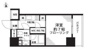 パークリュクス秋葉原monoイーストの間取り画像