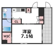 ISM谷町六丁目の間取り画像