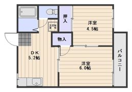 コーポハピネス A棟の間取り画像