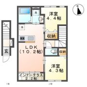 Chateau・Arv（シャトー・アルヴ)の間取り画像