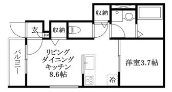 Luna Bianca Nakamura2の間取り画像