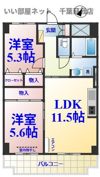 ミドルロード壱番館の間取り画像
