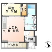 ジュジュの間取り画像