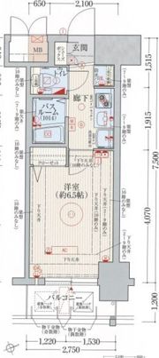 エステムコート新大阪VIIステーションプレミアムの間取り画像