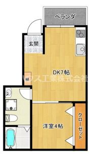 セントラルTAMADE88の間取り画像