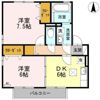 リビングタウン古川西A棟の間取り画像