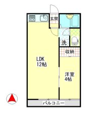 サニーコート中庄の間取り画像