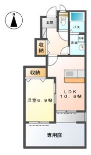 ファインコートⅠ （Fine Court）の間取り画像