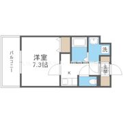 カスタリア新梅田の間取り画像