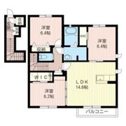 向日葵 Bの間取り画像