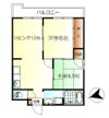 ハイツ広白石の間取り画像
