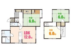 可部6丁目玉田戸建の間取り画像