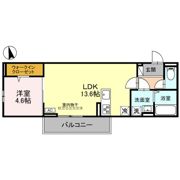 D-ROOM大橋町の間取り画像
