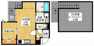 Grandtic JM 長束の間取り画像