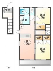 レジデンス中須の間取り画像