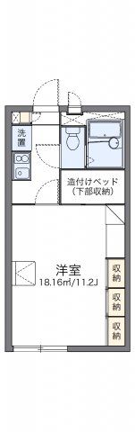 レオパレス海幸Ⅱの間取り画像