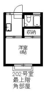 福士アパートの間取り画像