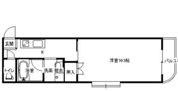 クレールIWAIの間取り画像