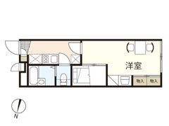 レオパレスTakiの間取り画像