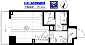 グランドコンシェルジュ大森本町Ⅱアジールコートの間取り画像