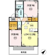 リビングタウン宇多津 A棟の間取り画像
