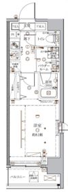 クレイシア上野松が谷の間取り画像