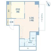 古河松原マンションの間取り画像