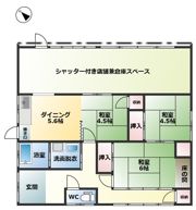 川﨑貸家の間取り画像