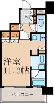 セイル江坂公園の間取り画像