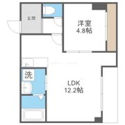 Halu吹田の間取り画像