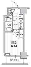 JMFレジデンス北品川の間取り画像