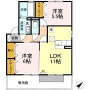 ベル・ドゥ・ジュール D棟の間取り画像