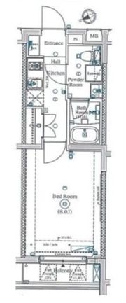 エスファルベ中野松が丘アネックスの間取り画像
