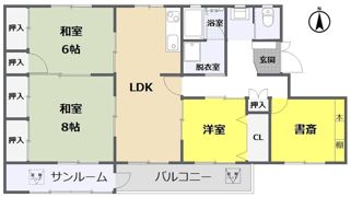 ソレイユ乾徳の間取り画像