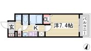プレサンス神戸駅前グランツの間取り画像