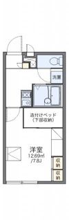 レオパレスドエール34の間取り画像