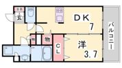 プレサンスジェネ新神戸ステーションフロントの間取り画像