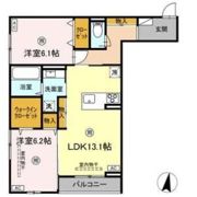 D-ROOM柏木2丁目の間取り画像