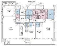 スプランディッド本町グランの間取り画像
