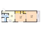 馬場マンションの間取り画像