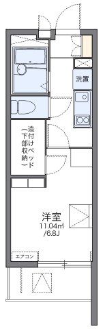 レオパレスKAZUⅢの間取り画像