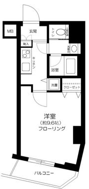 レガリアタワーレジデンスの間取り画像