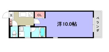 Sarasa下鴨本通りの間取り画像